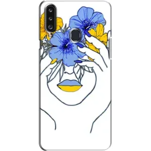 Чохол на Samsung Galaxy A20s (A207) (Український дизайн) (Українка на всю голову)