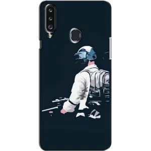 Чохол з картинкою "Герой Pubg" на Samsung Galaxy A20s (A207) (В екіперівці)