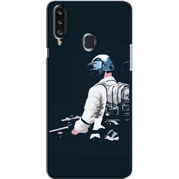 Чехол с рисунком «В экиперовке» для Samsung Galaxy A20s (A207)