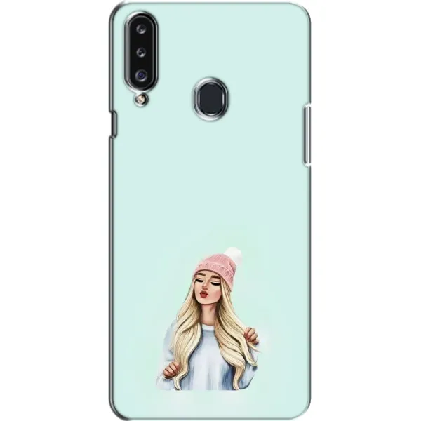 Чехол с рисунком «В шапке» для Samsung Galaxy A20s (A207) Чехол с рисунком «В шапке» для Samsung Galaxy A20s (A207)