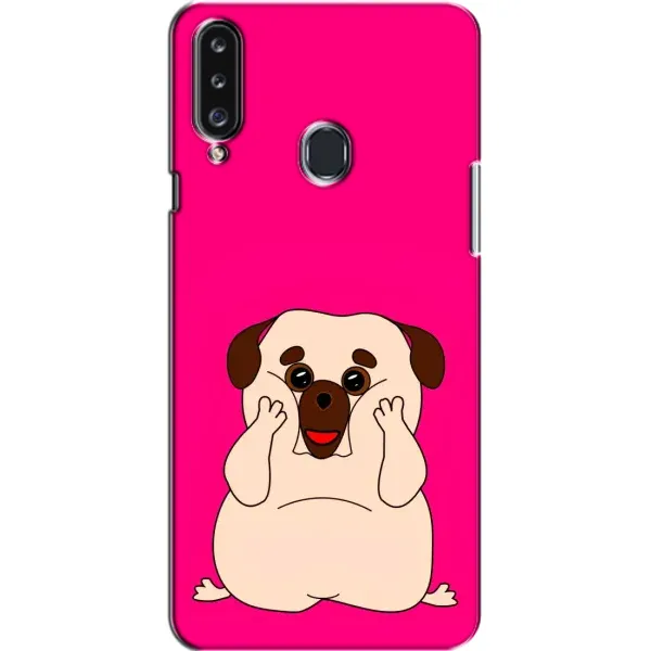 Чехол с рисунком «Веселый Мопсик» для Samsung Galaxy A20s (A207) Чехол с рисунком «Веселый Мопсик» для Samsung Galaxy A20s (A207)
