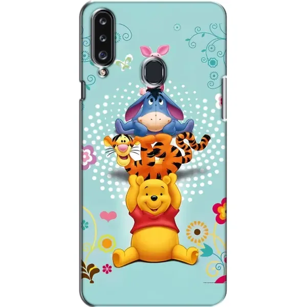 Чехол с рисунком «Винни Пух и друзья» для Samsung Galaxy A20s (A207)