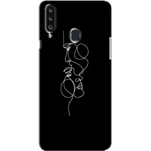 Силиконовые Чехлы Любимому человеку для Samsung Galaxy A20s (A207) (Влюбленная пара)