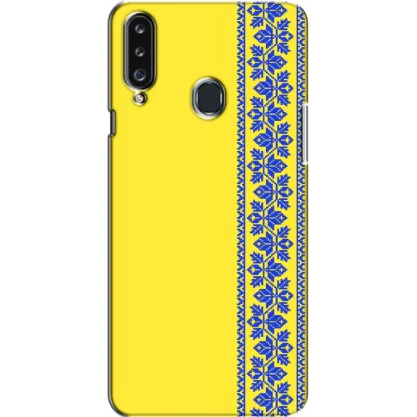 Чехол с рисунком «Вышиванка на желтом» для Samsung Galaxy A20s (A207) Чехол с рисунком «Вышиванка на желтом» для Samsung Galaxy A20s (A207)