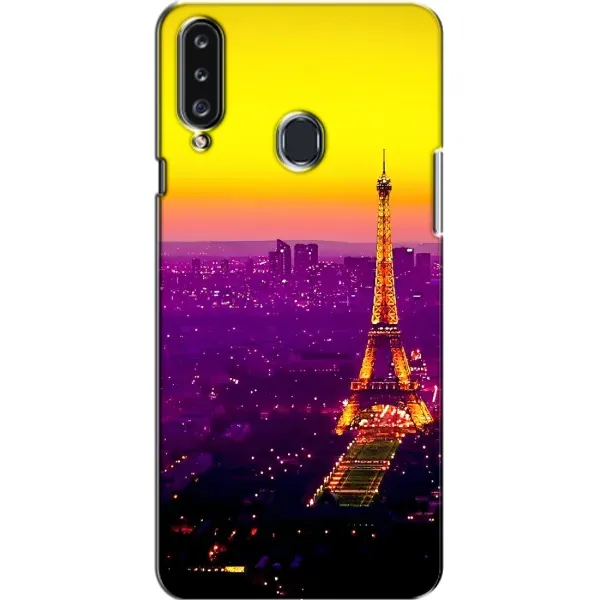 Чехол с рисунком «Яркая башня» для Samsung Galaxy A20s (A207) Чехол с рисунком «Яркая башня» для Samsung Galaxy A20s (A207)