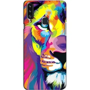 Чехол с картинкой на Samsung Galaxy A20s (A207) (Яркий Лев)