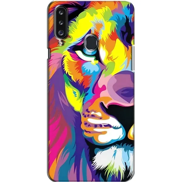 Чехол с рисунком «Яркий Лев» для Samsung Galaxy A20s (A207) Чехол с рисунком «Яркий Лев» для Samsung Galaxy A20s (A207)