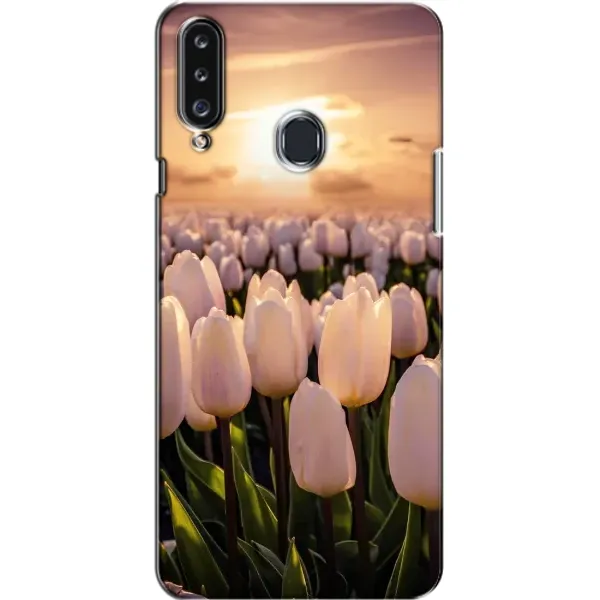 Чехол с рисунком «Закат с цветами» для Samsung Galaxy A20s (A207) Чехол с рисунком «Закат с цветами» для Samsung Galaxy A20s (A207)