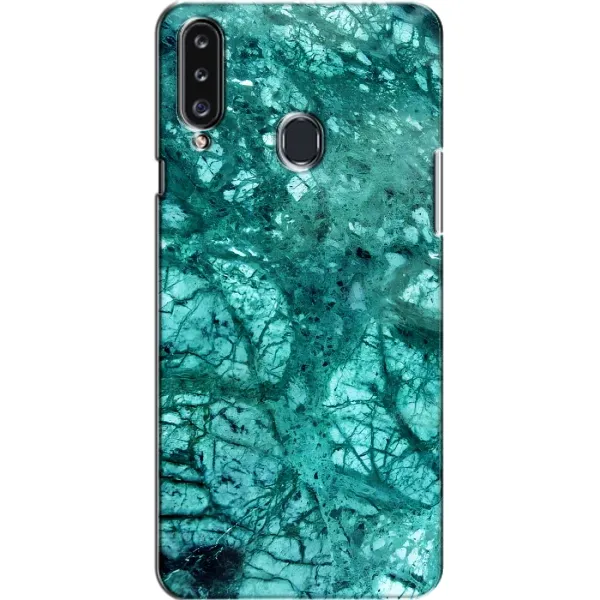 Чехол с рисунком «Зеленый мрамор» для Samsung Galaxy A20s (A207) Чехол с рисунком «Зеленый мрамор» для Samsung Galaxy A20s (A207)