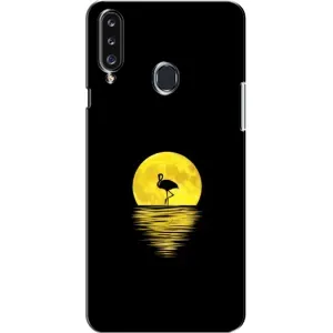 Летний Чехол на Samsung Galaxy A20s (A207) (Желтый Закат)
