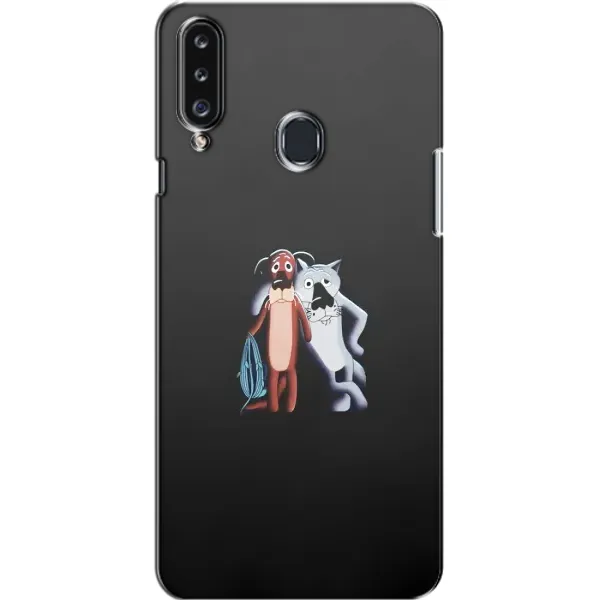 Чехол с рисунком «Шо, опять» для Samsung Galaxy A20s (A207)