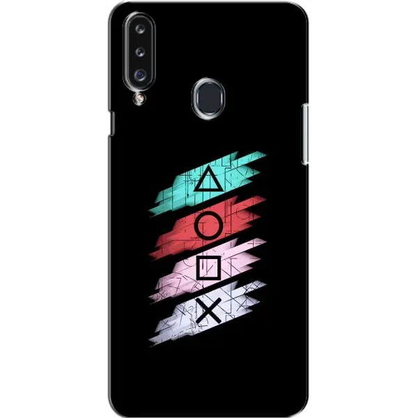 Чехол с рисунком «Значки Sony» для Samsung Galaxy A20s (A207) Чехол с рисунком «Значки Sony» для Samsung Galaxy A20s (A207)