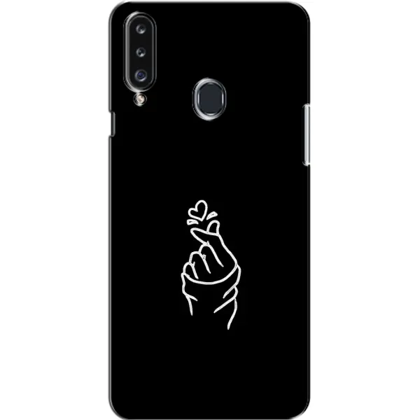 Чехол с рисунком «Знак Сердечка» для Samsung Galaxy A20s (A207)