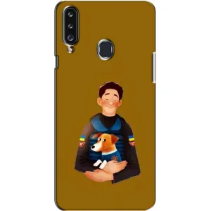 Чехол с принтом для Samsung Galaxy A20s (A207) (ЗСУ Патрон)