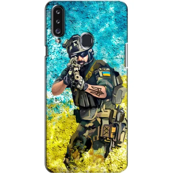 Чехол с рисунком «ЗСУ Воин» для Samsung Galaxy A20s (A207) Чехол с рисунком «ЗСУ Воин» для Samsung Galaxy A20s (A207)
