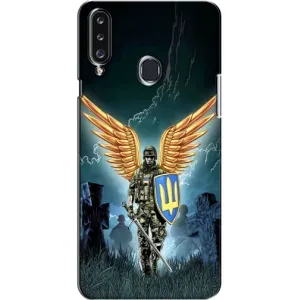 Патриотический Чехол для Samsung Galaxy A20s (A207) (ЗСУ з крильями)