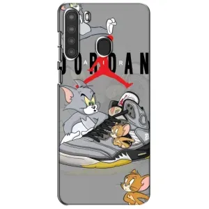 Силиконовый Чехол Nike Air Jordan на Самсунг А21 (Air Jordan)