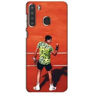 Чехлы с принтом Спортивная тематика для Samsung Galaxy A21 (A215) (Алькарас Теннисист)