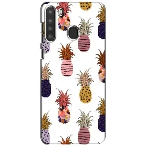 Чехол с изображением вкусной еды для Samsung Galaxy A21 (A215) (Ананасы)
