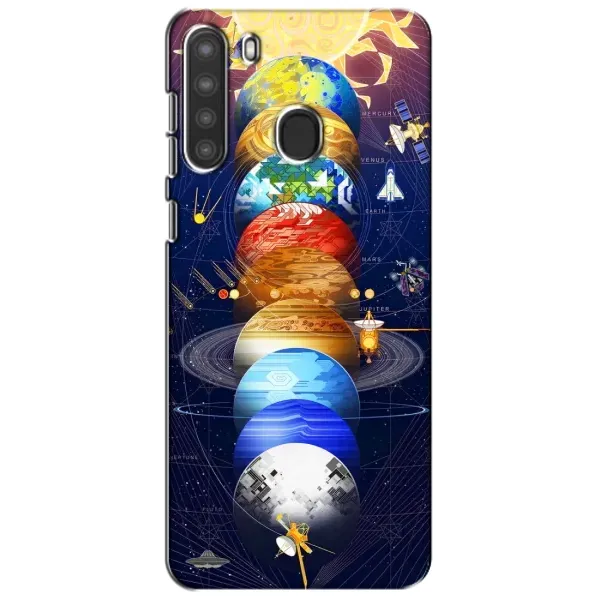 Чехол с рисунком «Арт планети» для Samsung Galaxy A21 (A215) Чехол с рисунком «Арт планети» для Samsung Galaxy A21 (A215)