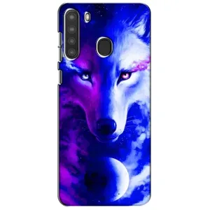 Чехол с Волком на Samsung Galaxy A21 (A215) (Арт-Волк)