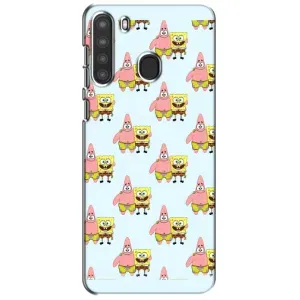 Чехлы с Патриком на Samsung Galaxy A21 (A215) (Боб и Патрик)