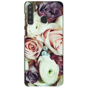 Чехлы с принтом Розочки для Samsung Galaxy A21 (A215) (Букет РОЗ)