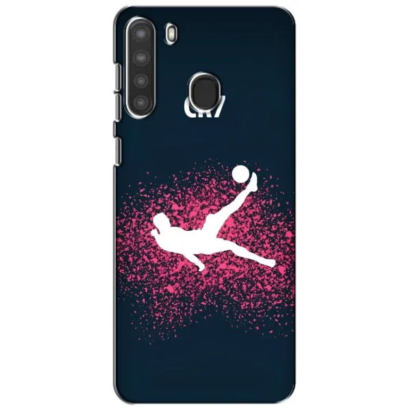 Чехол с рисунком «CR7 Удар» для Samsung Galaxy A21 (A215)