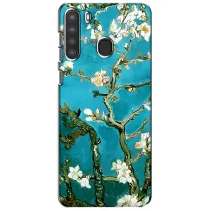 Чехол с принтом САКУРЫ на Samsung Galaxy A21 (A215) (Цветение Сакуры)