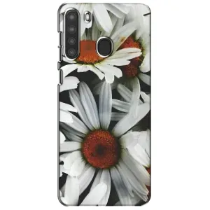 Чехол с ромашками на Samsung Galaxy A21 (A215) (Цветы Ромашки)