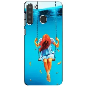 Чохол Стильні дівчата на Samsung Galaxy A21 (A215) (Дівчина на гойдалці)