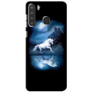 Чехол Unicorn на Samsung Galaxy A21 (A215) (Единорог)