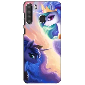 Чехол Unicorn на Samsung Galaxy A21 (A215) (Единорожки на тучках)
