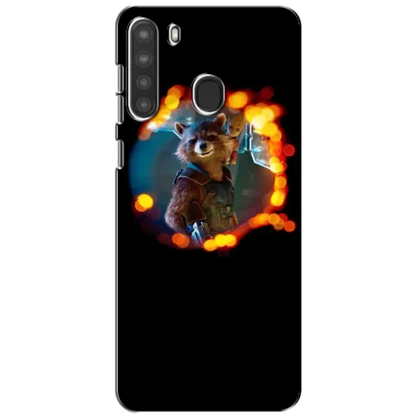 Чехол с рисунком «Енот Ракета» для Samsung Galaxy A21 (A215) Чехол с рисунком «Енот Ракета» для Samsung Galaxy A21 (A215)