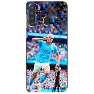 Чехлы с принтом для Samsung Galaxy A21 (A215) Футболист (фанаты Холанда)