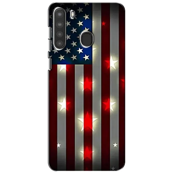 Чехол с рисунком «Флаг США 2» для Samsung Galaxy A21 (A215) Чехол с рисунком «Флаг США 2» для Samsung Galaxy A21 (A215)