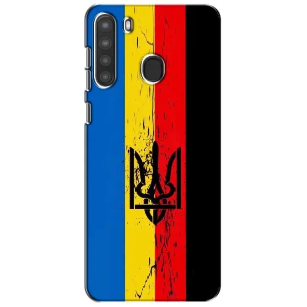 Чехол с рисунком «Флаг УПА» для Samsung Galaxy A21 (A215) Чехол с рисунком «Флаг УПА» для Samsung Galaxy A21 (A215)