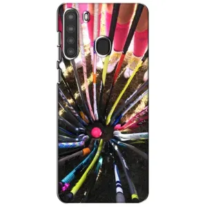 Чехлы с принтом Спортивная тематика для Samsung Galaxy A21 (A215) (Флорбол)