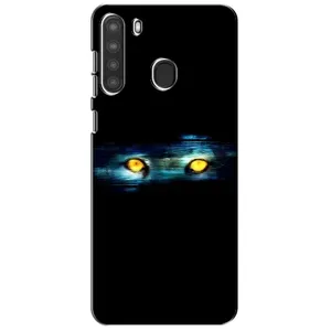 Чехлы с изображением разных животных для Samsung Galaxy A21 (A215) (Глаза)