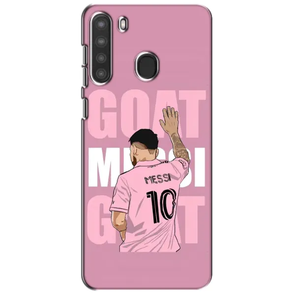 Чехол с рисунком «GOAT MESSI» для Samsung Galaxy A21 (A215) Чехол с рисунком «GOAT MESSI» для Samsung Galaxy A21 (A215)