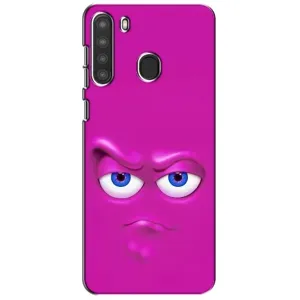 Силиконовые Чехлы (смешные стикеры) для Samsung Galaxy A21 (A215) (Хитрая мордочка)