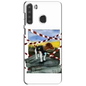Чехол с принтом Собаки Патрон для Samsung Galaxy A21 (A215) (Храбрый Патрон)
