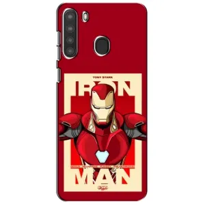Чехол Супергерой Железный человек на Samsung Galaxy A21 (A215) (Iron man)