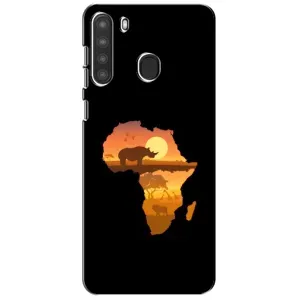 Летний Чехол на Samsung Galaxy A21 (A215) (Карта)