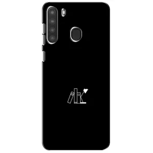 Чохол з картинками на чорному фоні для Samsung Galaxy A21 (A215) (Книжки)