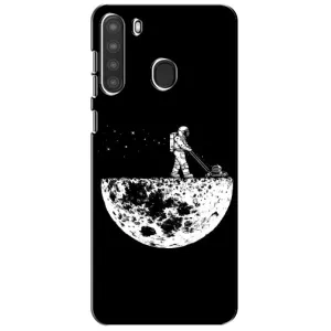 Силіконовый Чохол з принтом "Космонавти" на Samsung Galaxy A21 (A215) (Космонавт)