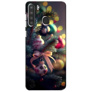 Чехлы на Новый Год Samsung Galaxy A21 (A215) (Красивая елочка)