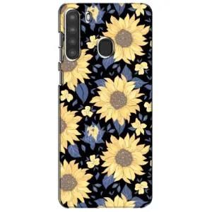 Чехлы с тематикой "ЦВЕТЫ" на Samsung Galaxy A21 (A215) (красивые цветы)