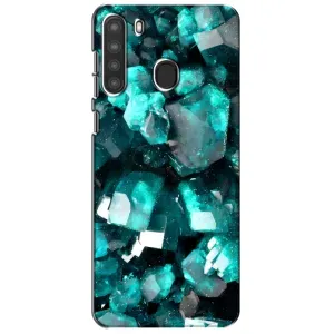 Чохол (Дорого-богато) на Samsung Galaxy A21 (A215) (Кристали)