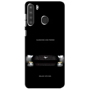 Чехлы с тематикой "Крутые машины" на Samsung Galaxy A21 (A215) (Черный Land Rover)